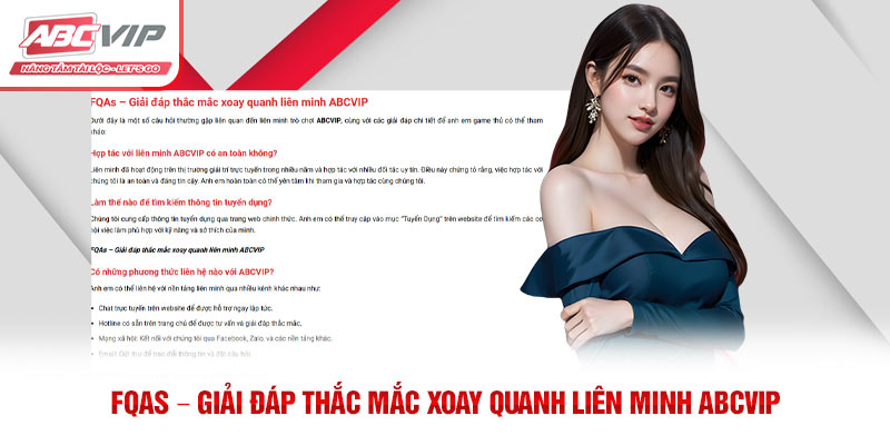 FQAs - Giải đáp thắc mắc xoay quanh liên minh ABCVIP